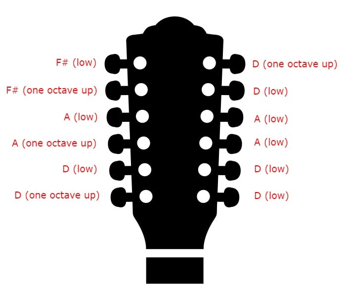12 string Tuning - Open D