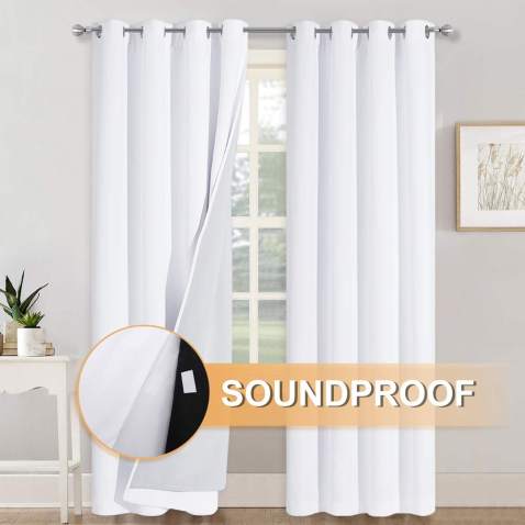 RYB HOME Soundproof Divider Curtains
