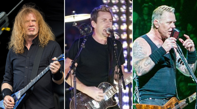 Dave Mustaine Chad Kroeger James Hetfield