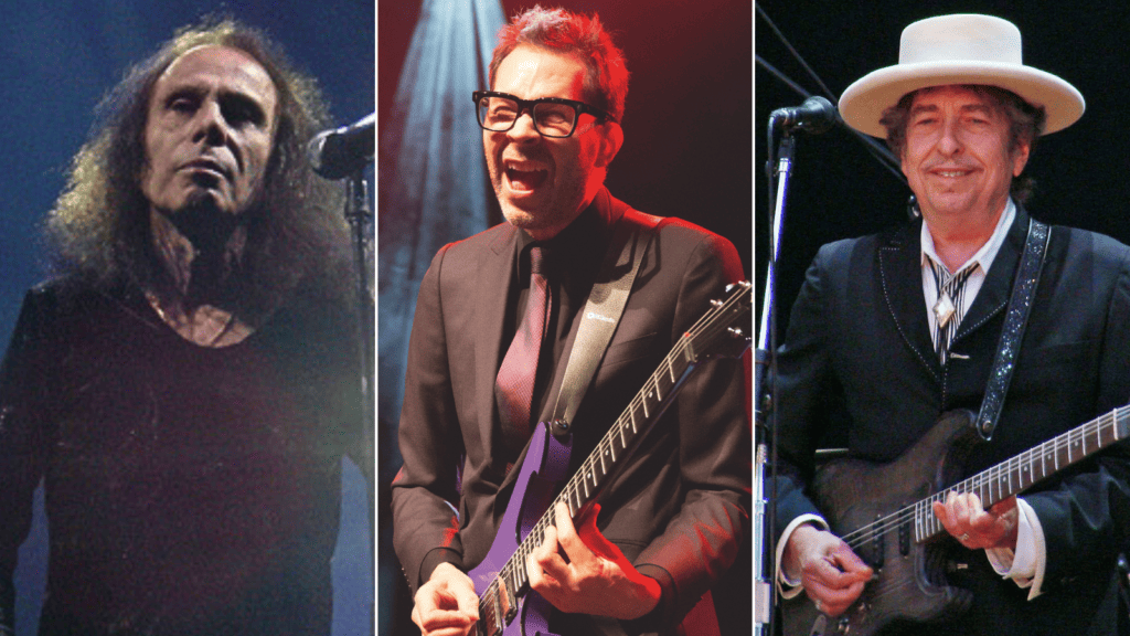 Ronnie James Dio Paul Gilbert Bob Dylan